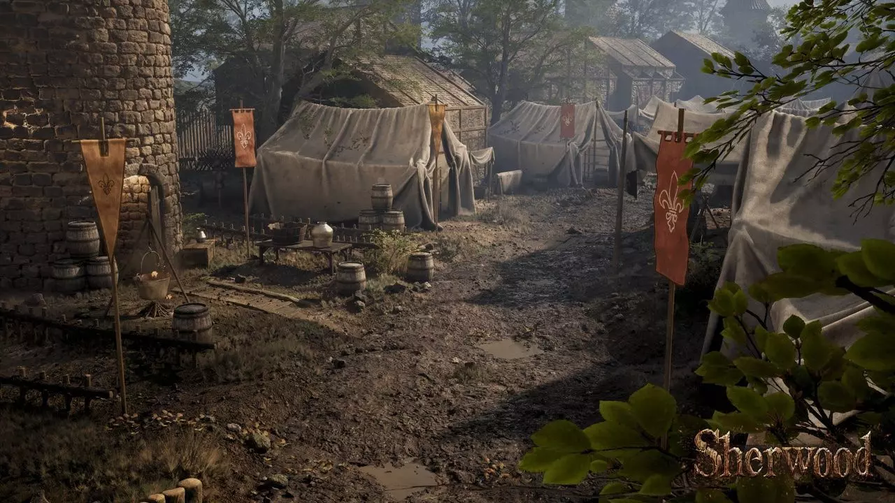 Modular Medieval Town Low-poly 3D model_0