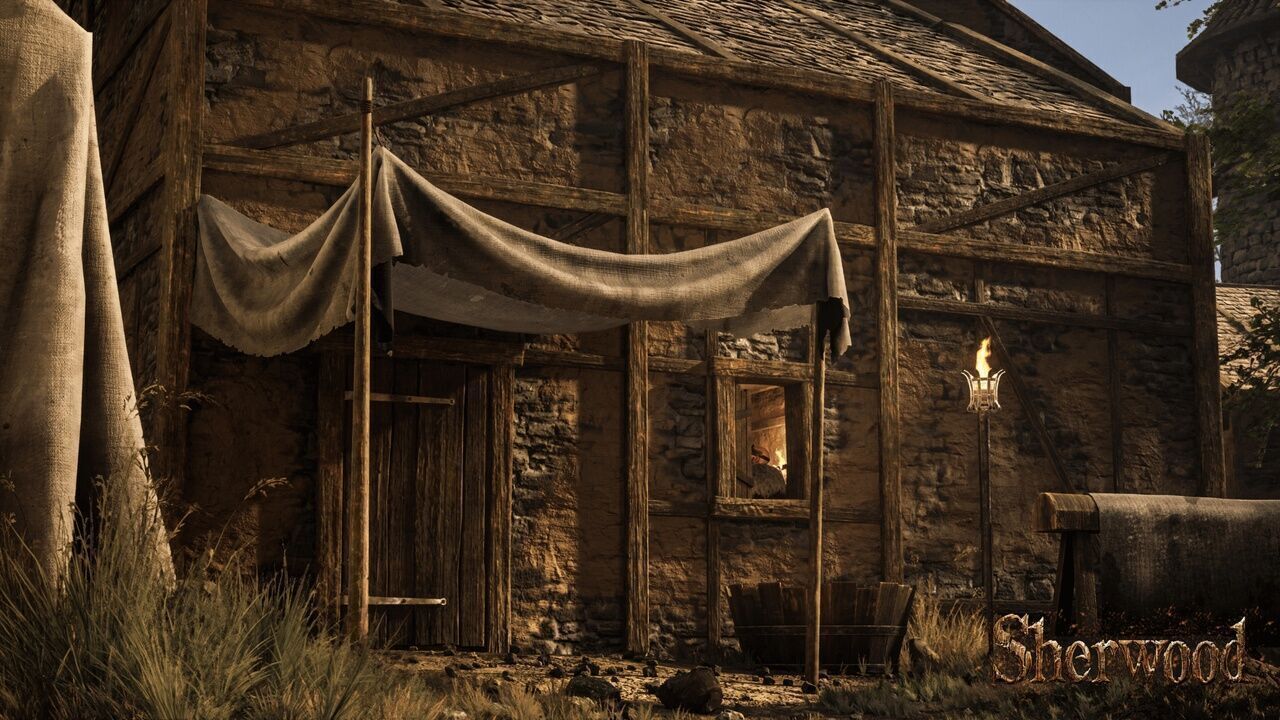 Modular Medieval Town Low-poly 3D model_18