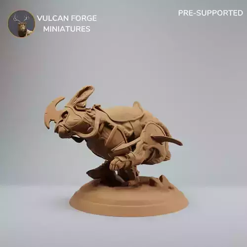 Armored Giant Battle Rabbit charging pre supported