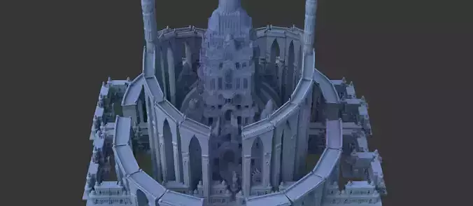 CHATEAU Fortress fantasy castle 3 3D model