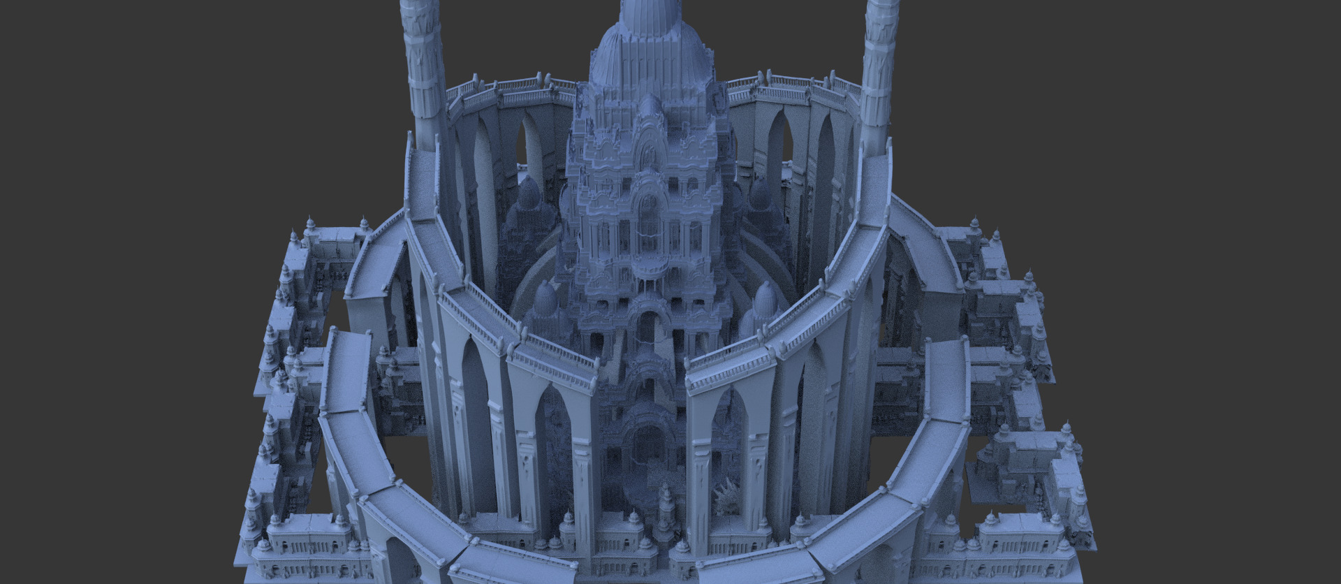 CHATEAU Fortress fantasy castle 3 3D model_1
