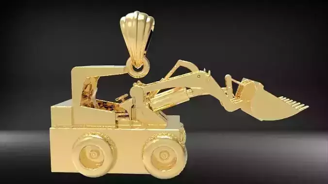 Wheel Loader Pendant 3D print model