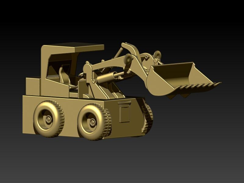 Wheel Loader Pendant 3D print model_22