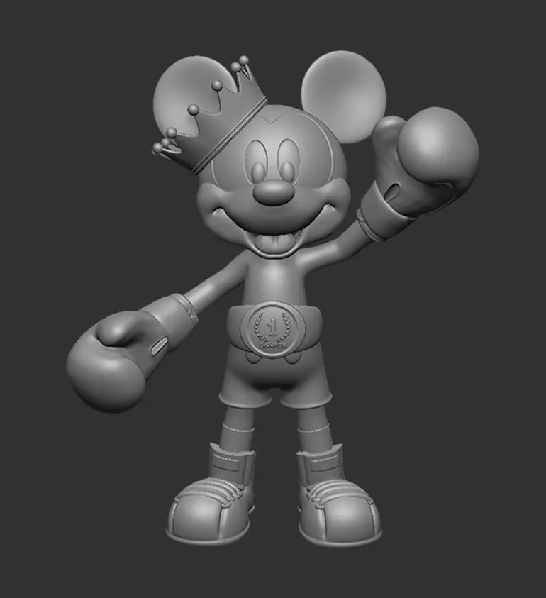 Mickey Mouse Champion 3D print model_0