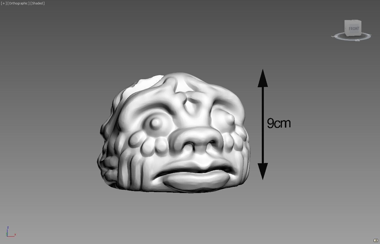 Ps5 controller stand African mask ps5controller holder 3D print model_2