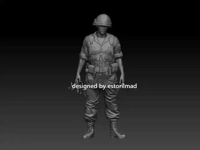 AMERICAN SOLDIER VIETNAM WALKING v2