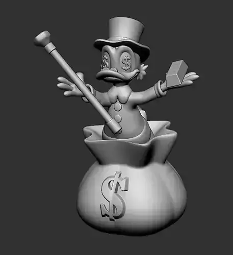 Scrooge McDuck Golde Bar 3D print model