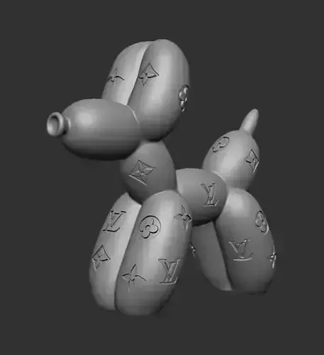 Balloon Dog Louis Vuitton 3D print model