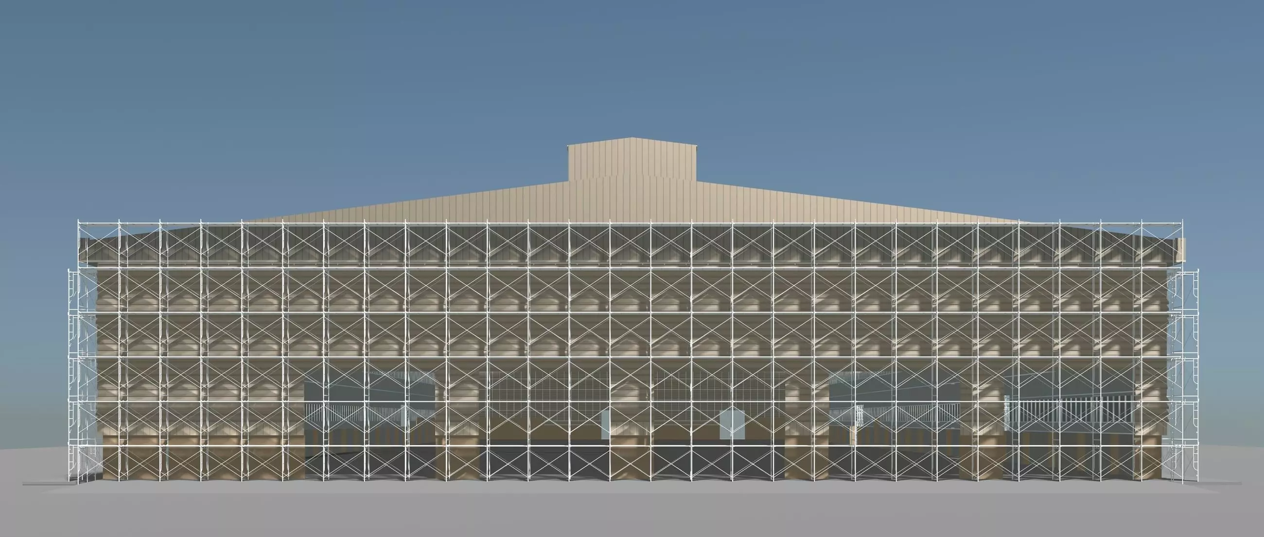 Industrial construction scene 25i19 3D model_0