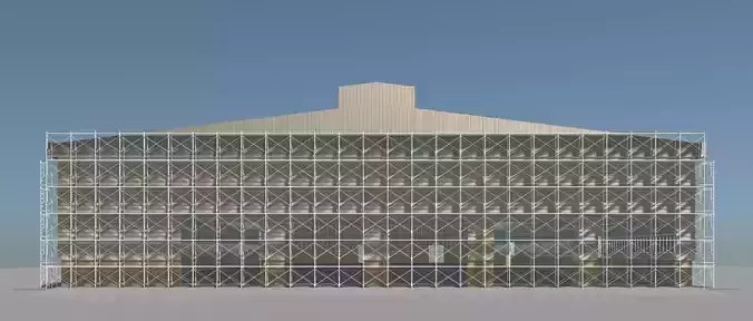 Industrial construction scene 25i19 3D model