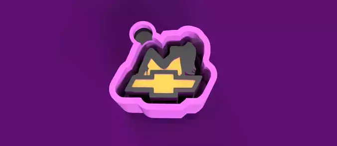 Chevy Bombshell Freshie Mold  Single Cavity