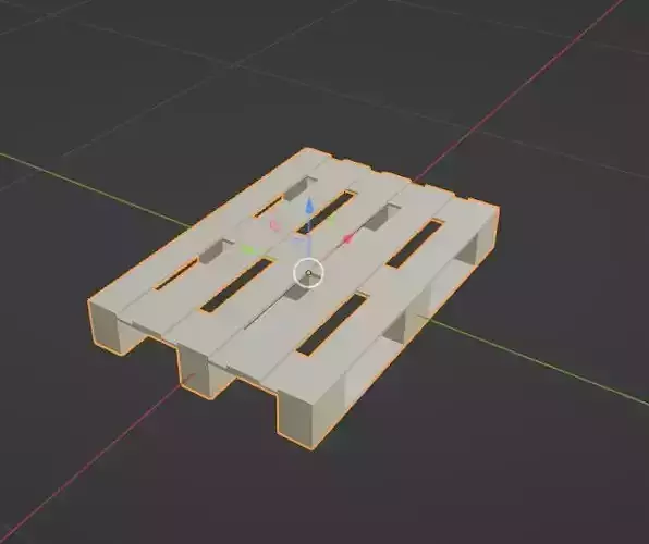 Simple industrial pallet 94 x 64 cm