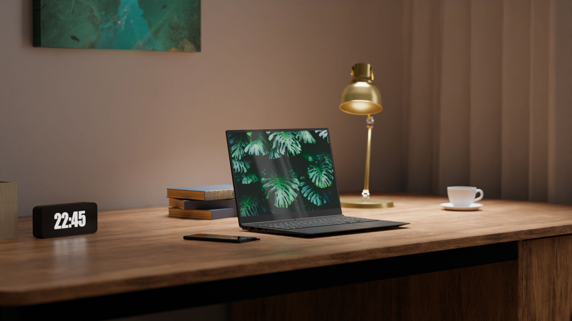 Home office Interior 3D model_10