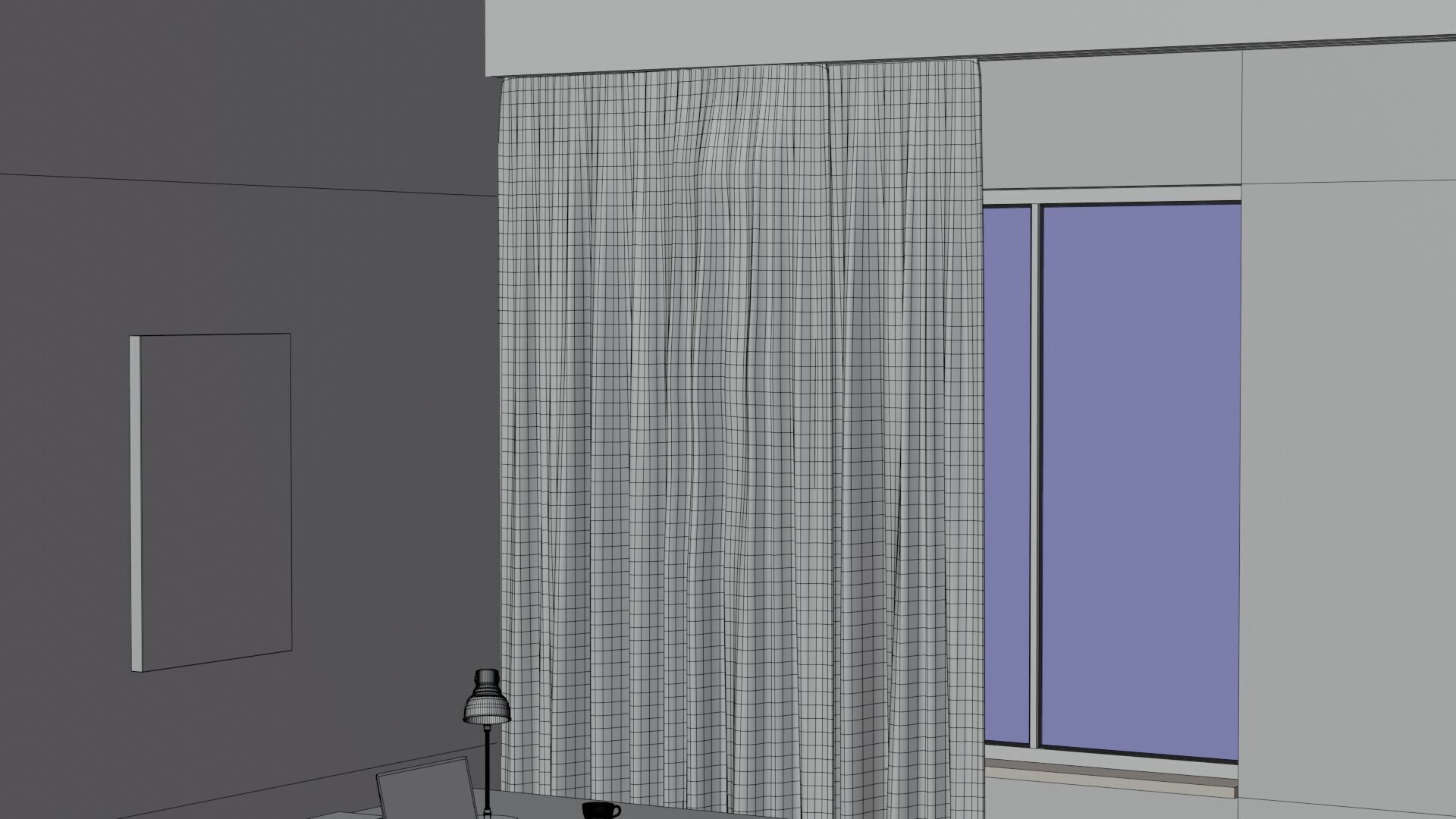 Home office Interior 3D model_21