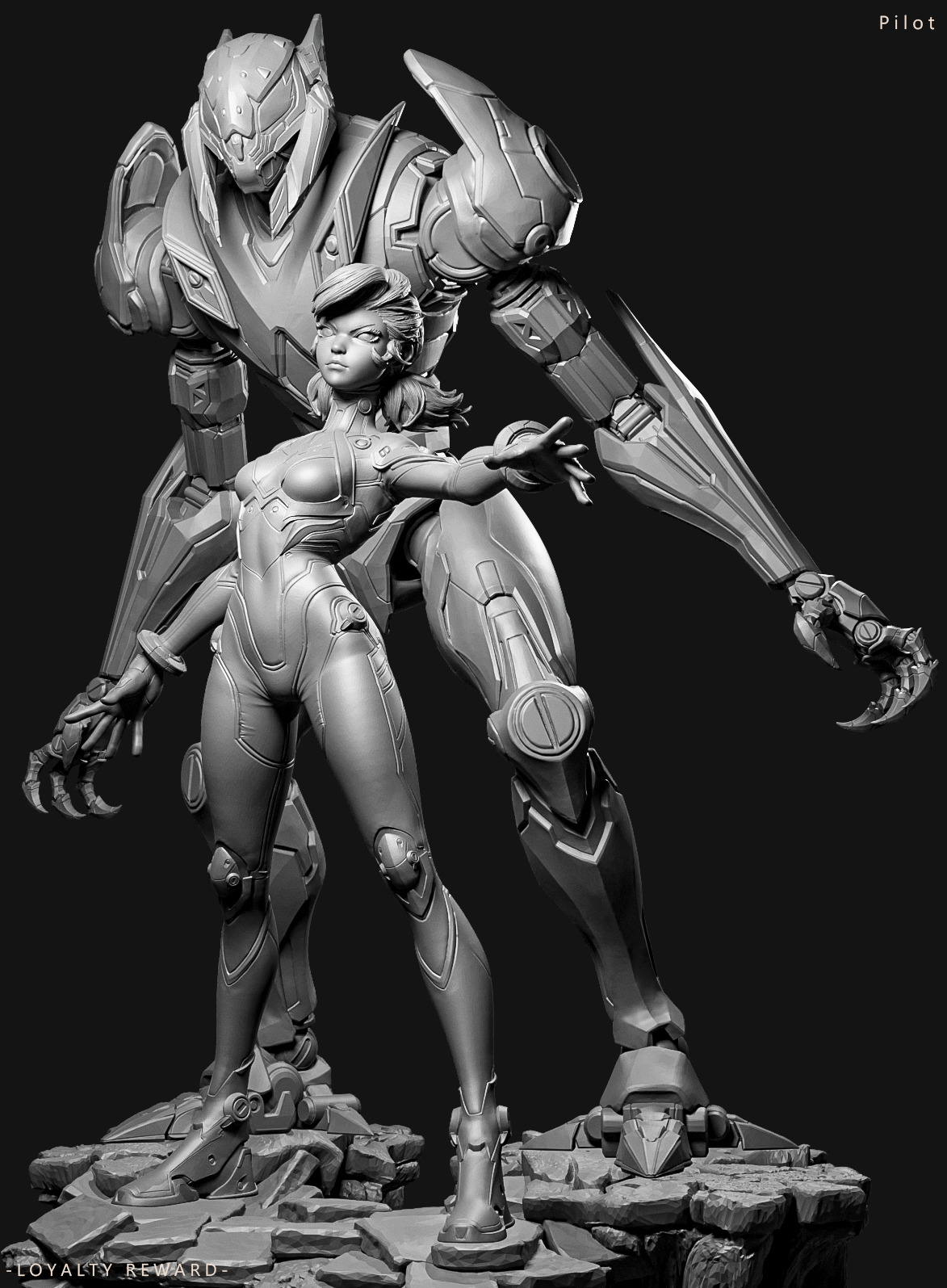 Evangelion - Fan Art -  3D print model_7