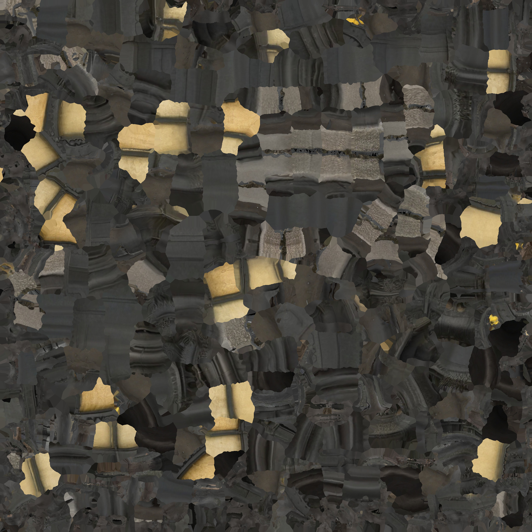 MEDIEVAL LIGHT POST Low-poly 3D model_5