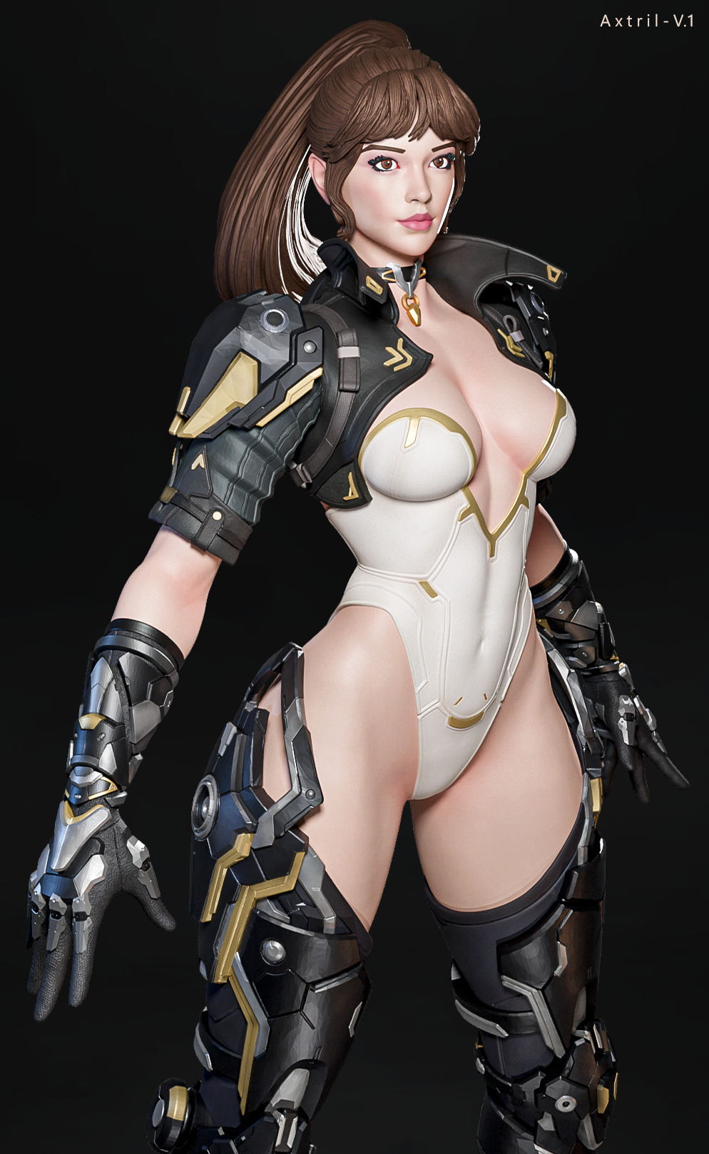 The First Descendant - Bunny - Fan Art -  3D print model_8