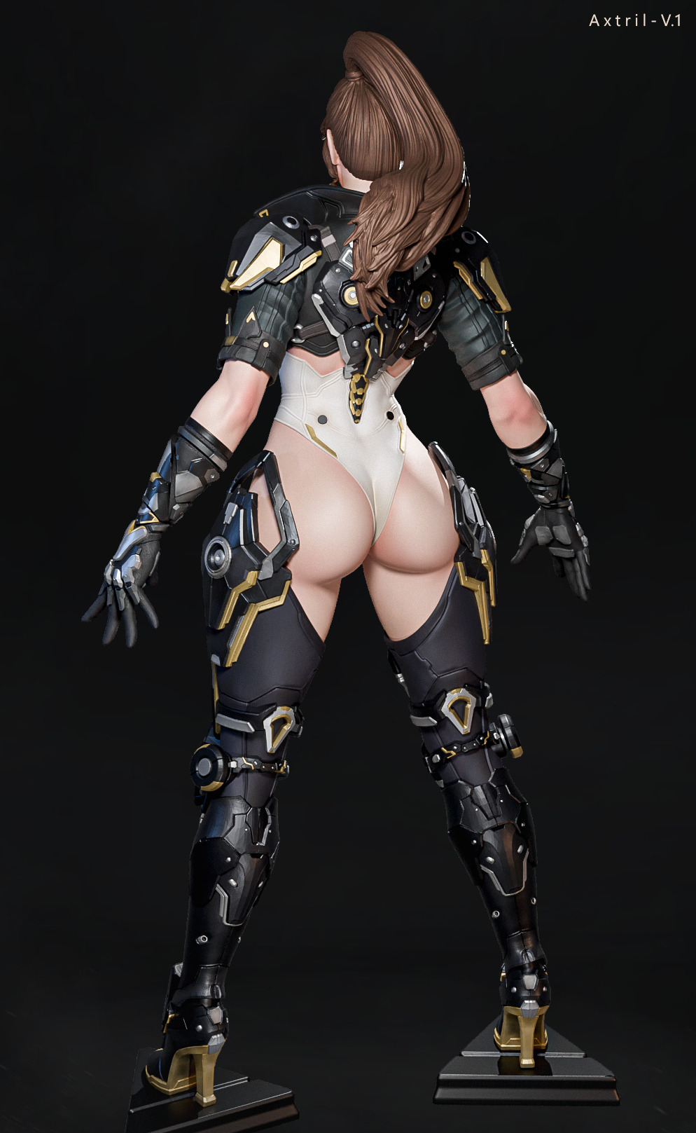 The First Descendant - Bunny - Fan Art -  3D print model_5