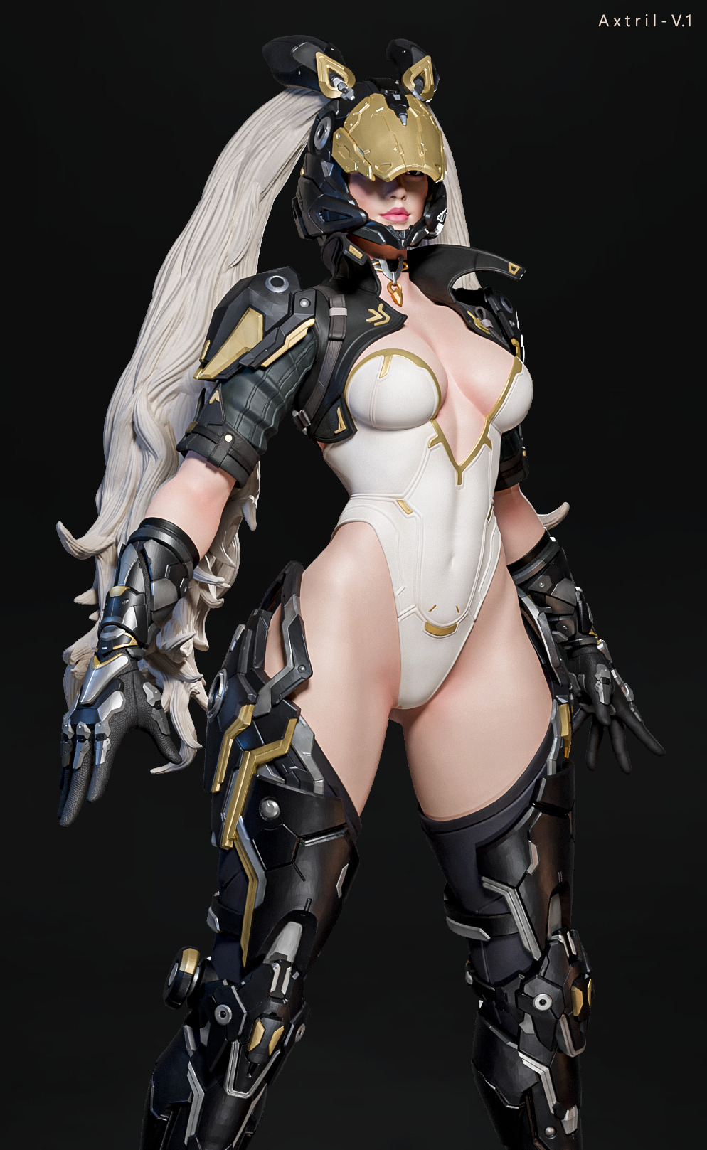 The First Descendant - Bunny - Fan Art -  3D print model_6