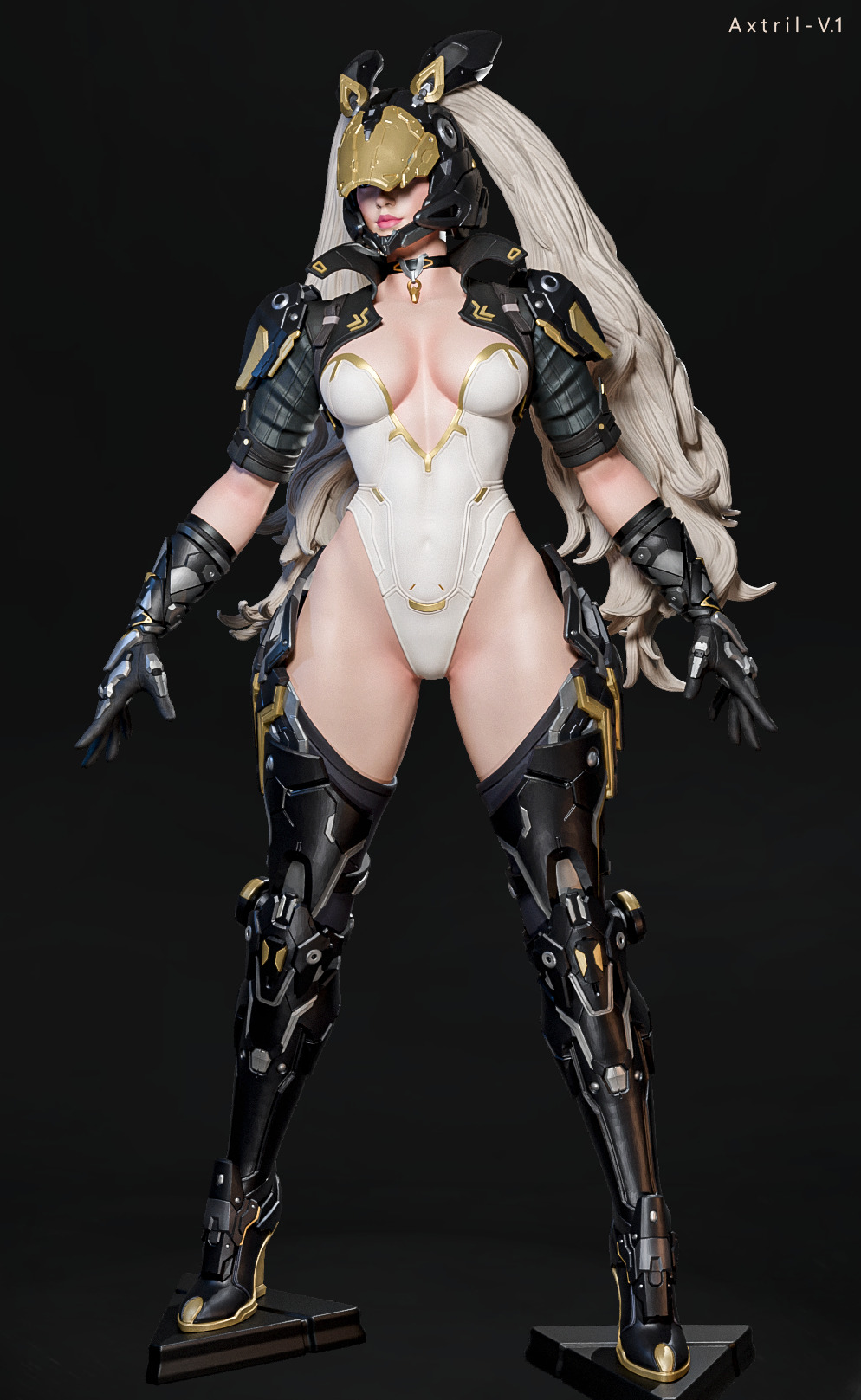 The First Descendant - Bunny - Fan Art -  3D print model_2