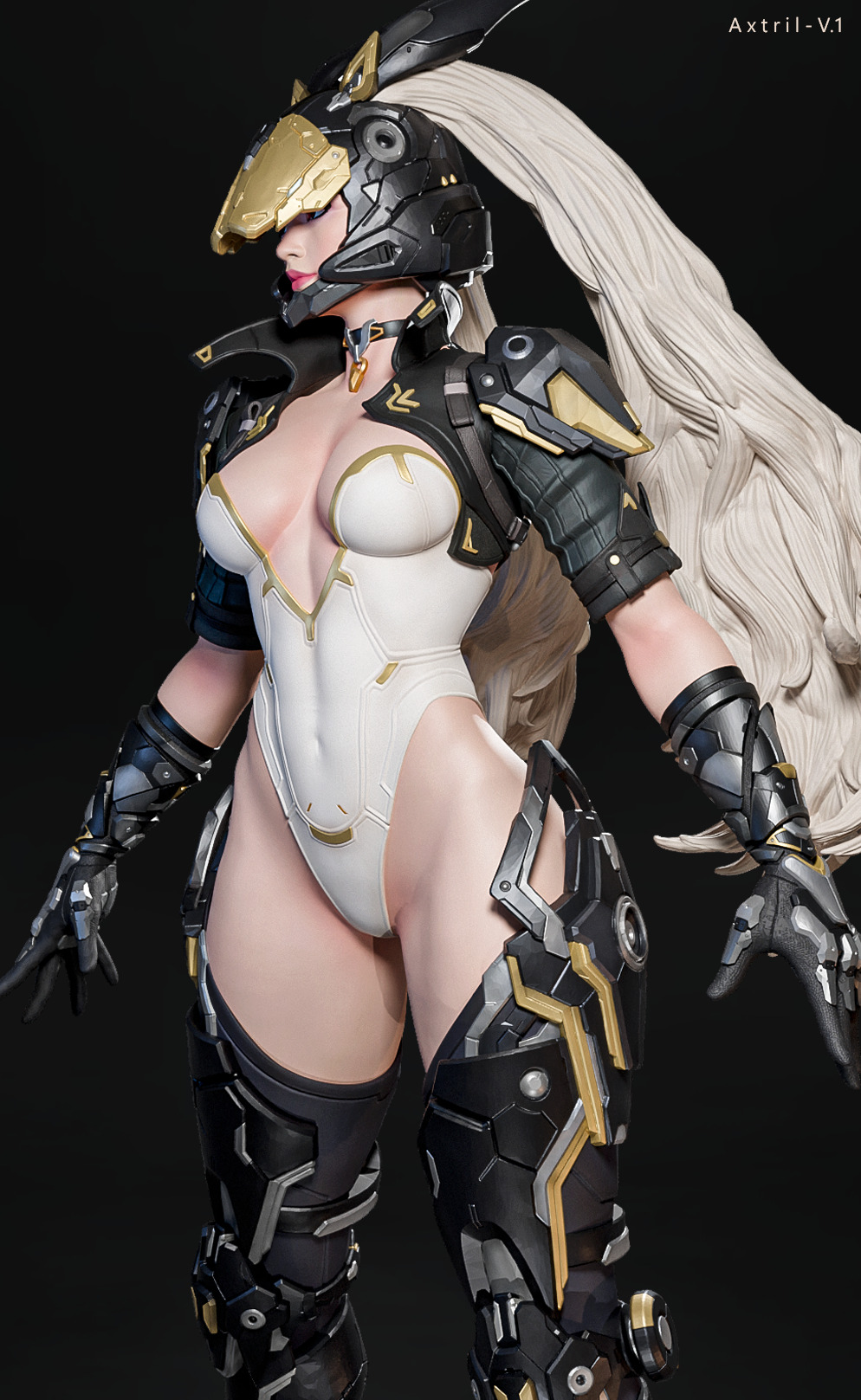 The First Descendant - Bunny - Fan Art -  3D print model_7