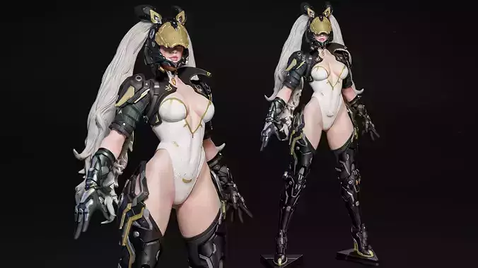 The First Descendant - Bunny - Fan Art -  3D print model