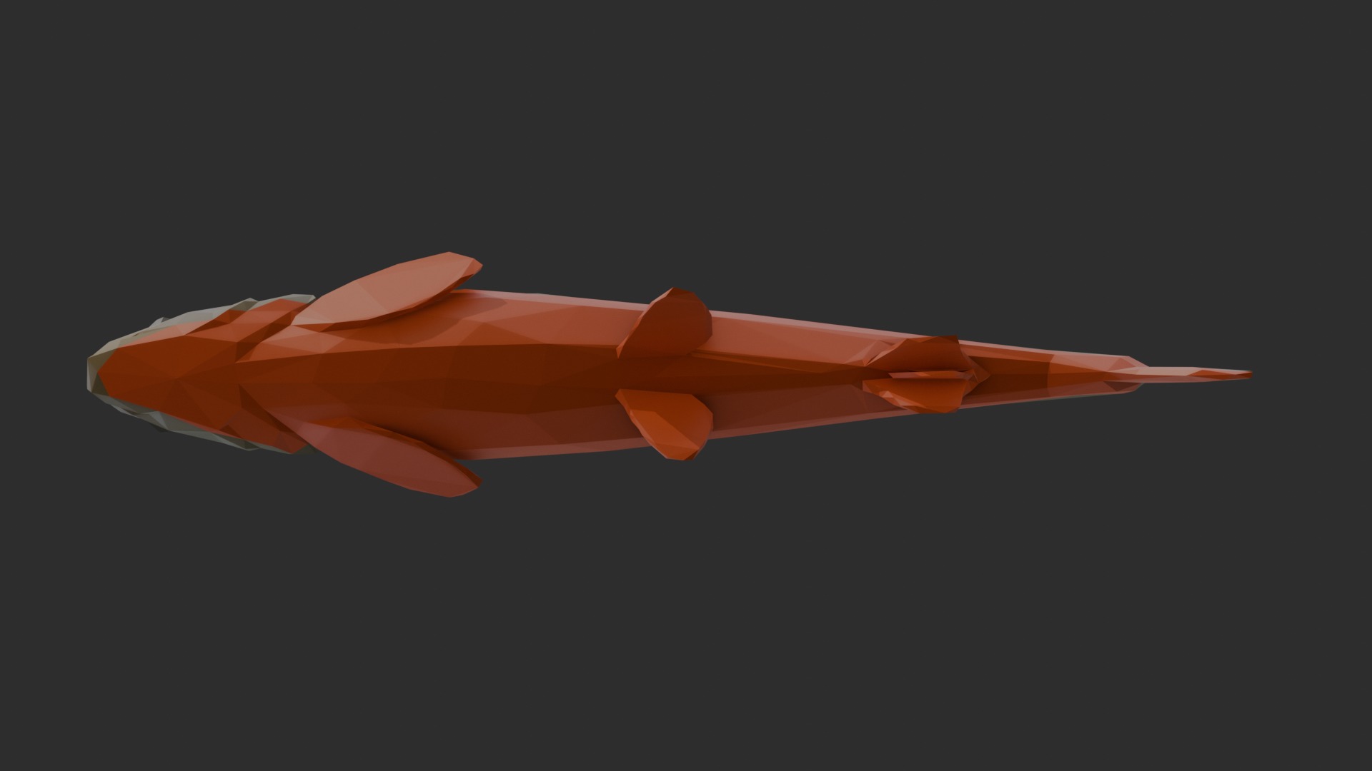 Low Poly Arctic Char Low-poly 3D model_5