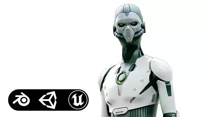 i-HOMO 04  Rigged for Unreal Engine - Unity - MIXAMO