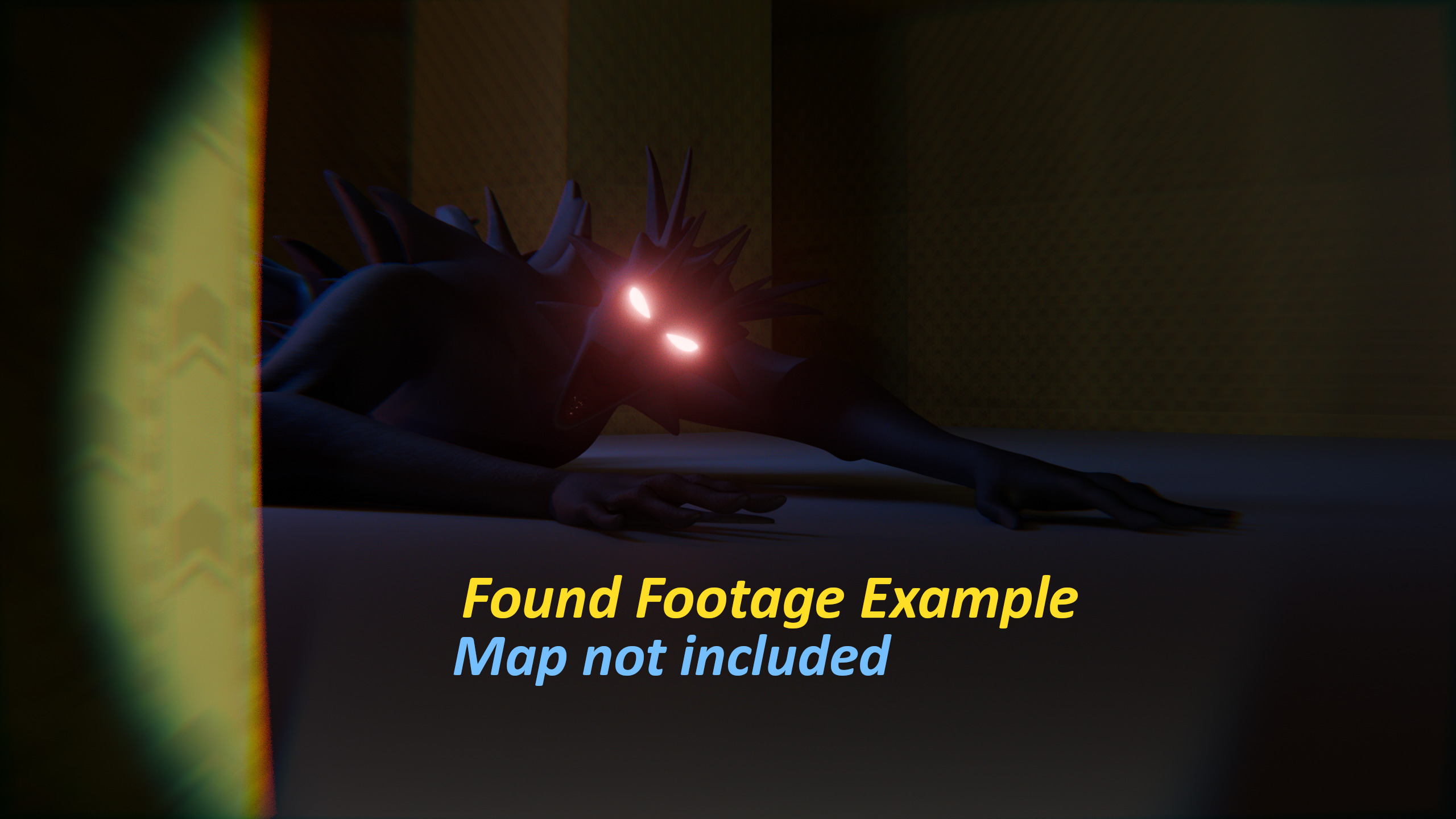 Giant Cursed Slender Entity Low-poly 3D model_19