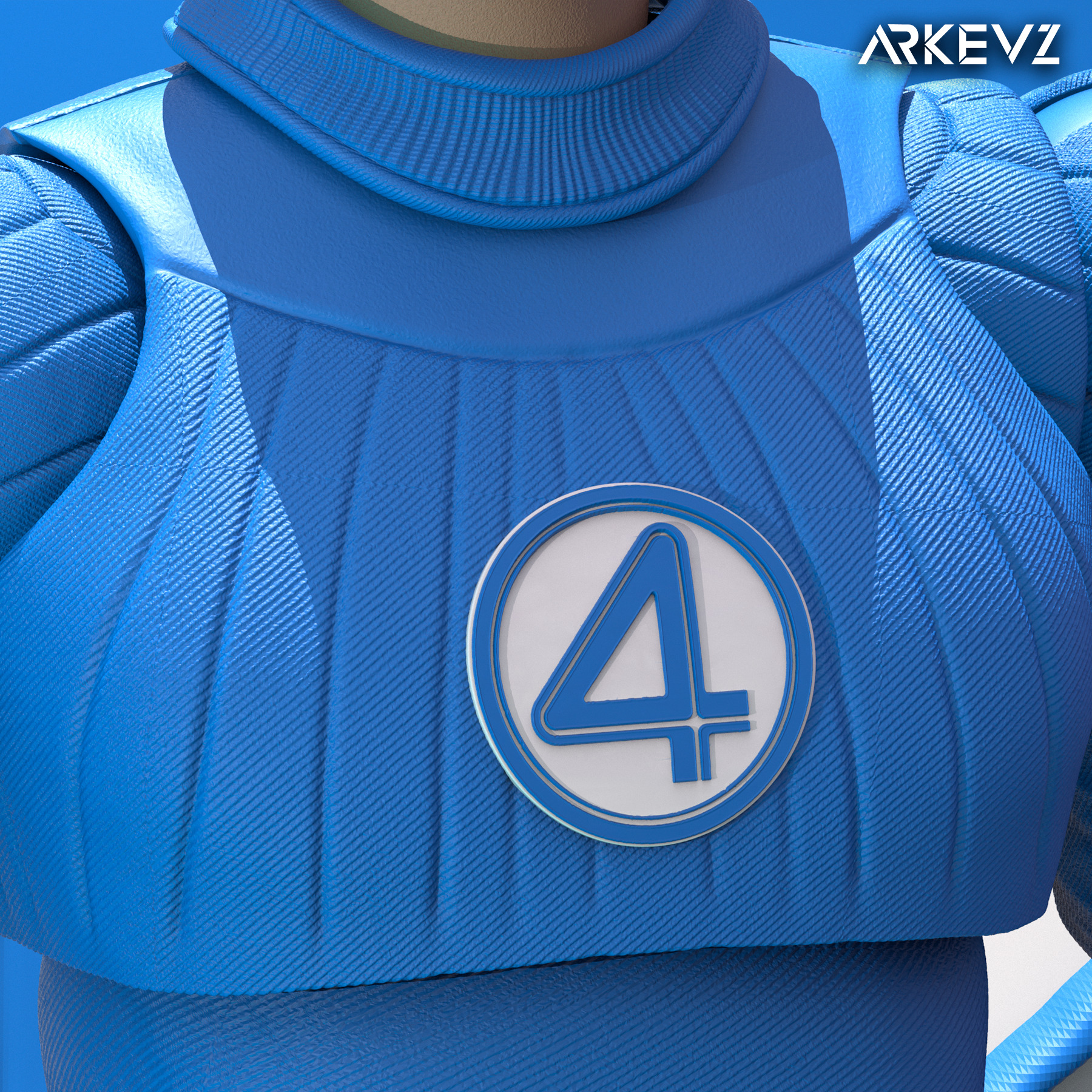 Action figure  Mr fantastic  Pedro Pascal 3D print model_8