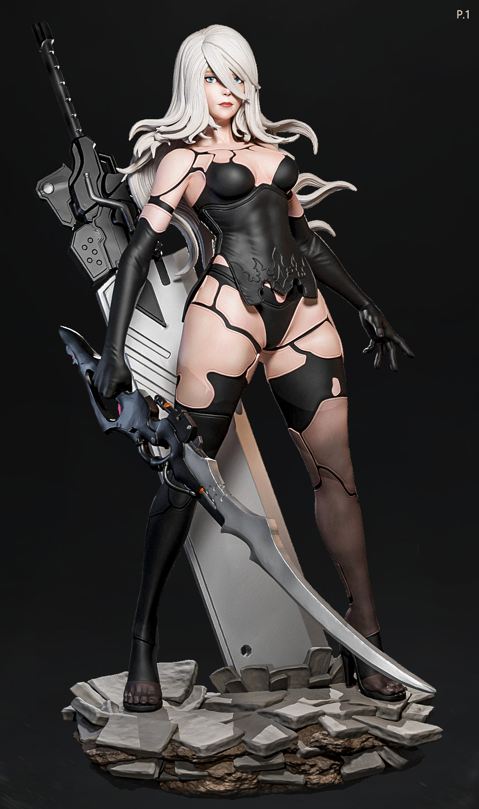 A2 - Fan Art -  3D print model_1