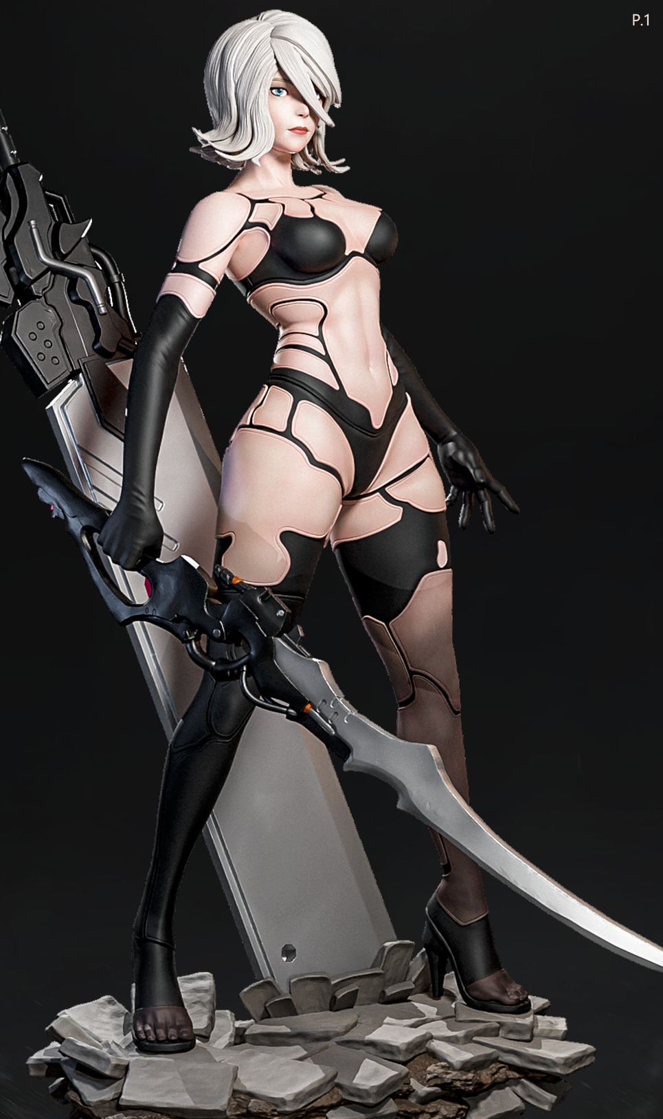 A2 - Fan Art -  3D print model_3