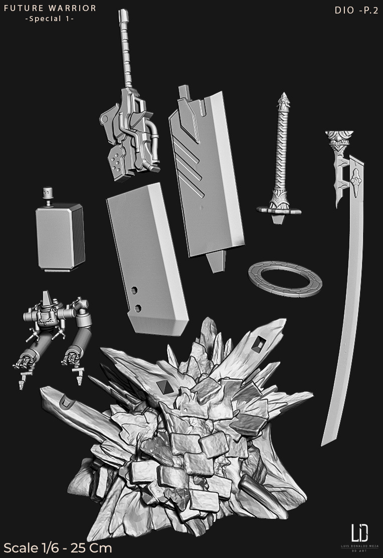 2B x A2 - Fan Art -  3D print model_24