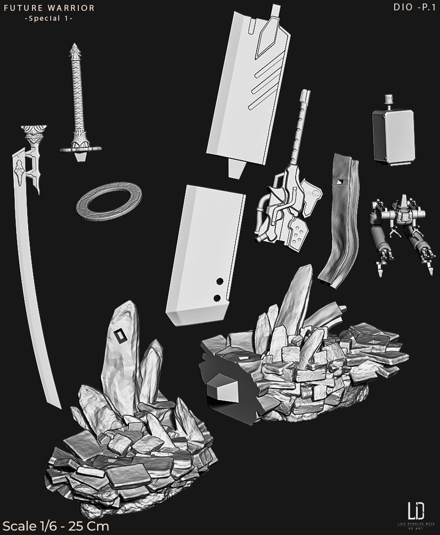 2B x A2 - Fan Art -  3D print model_8