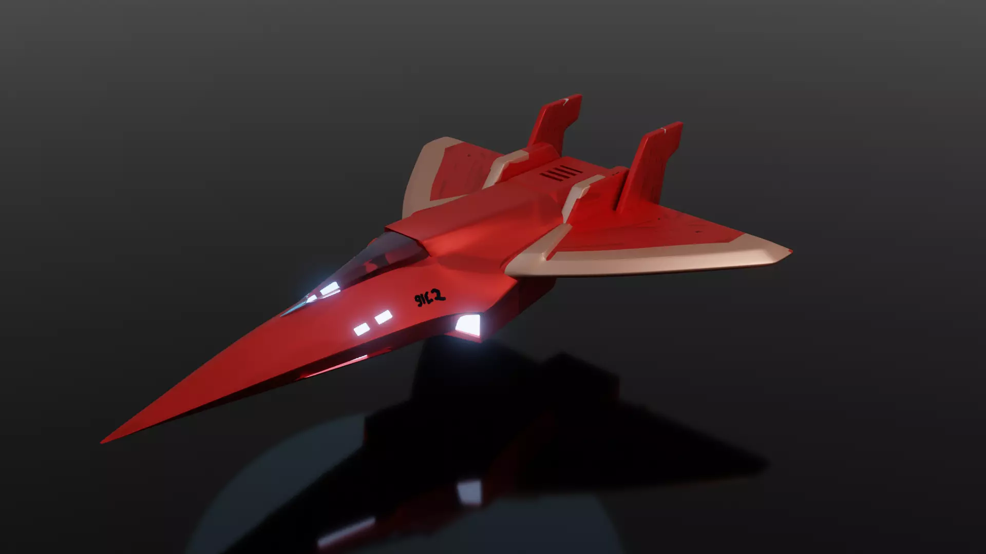 Spaceship 3D print model