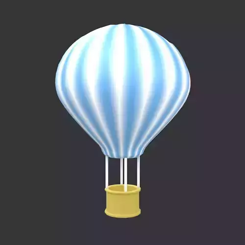 Hot Air Balloon Icon v1 001