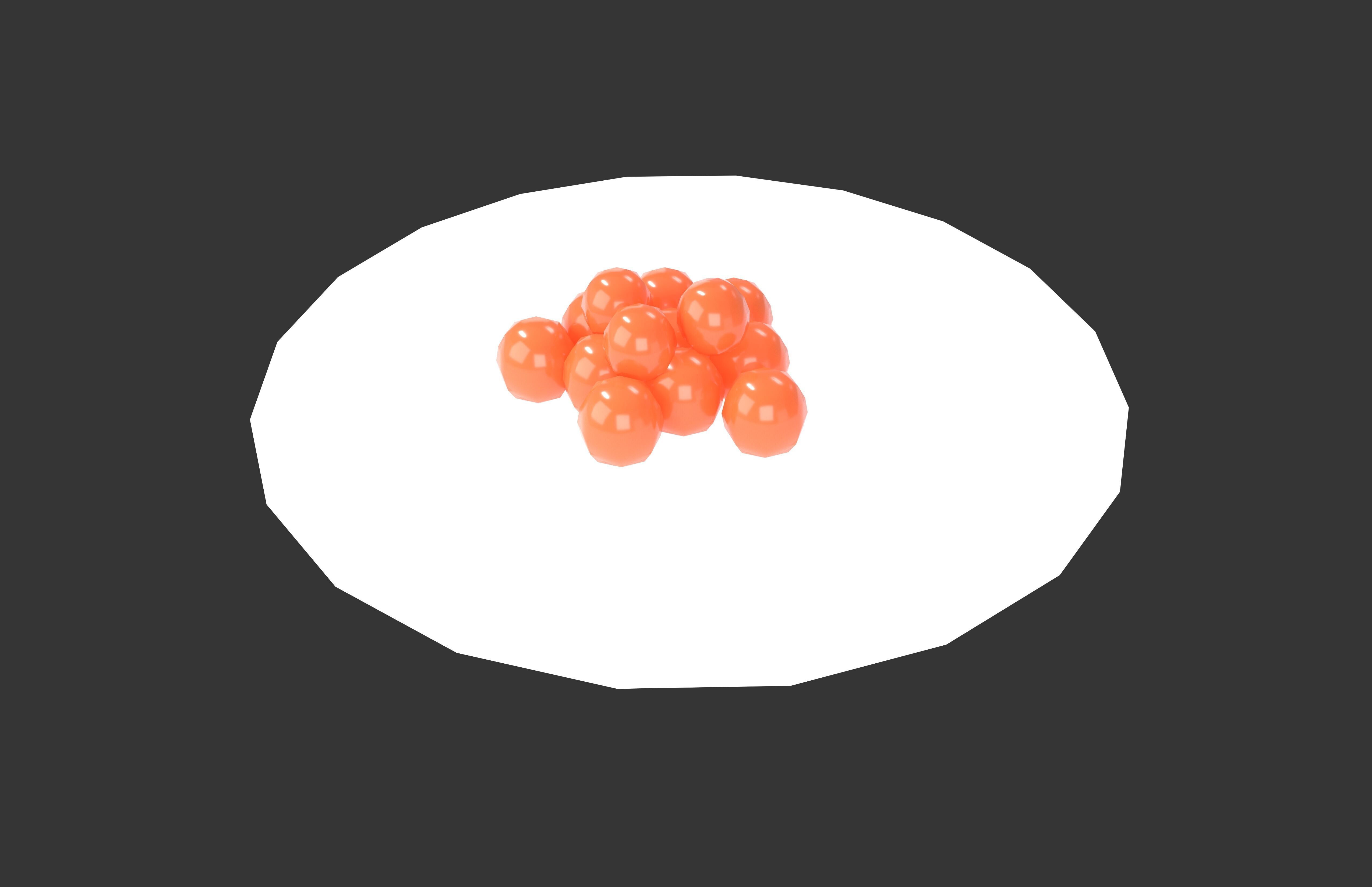 Roe Fish v1 001 Low-poly 3D model_1