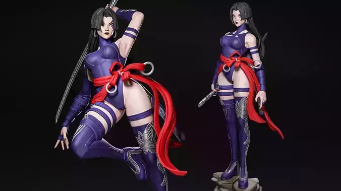 Marvel Rivals - Psylocke - Fan Art - 