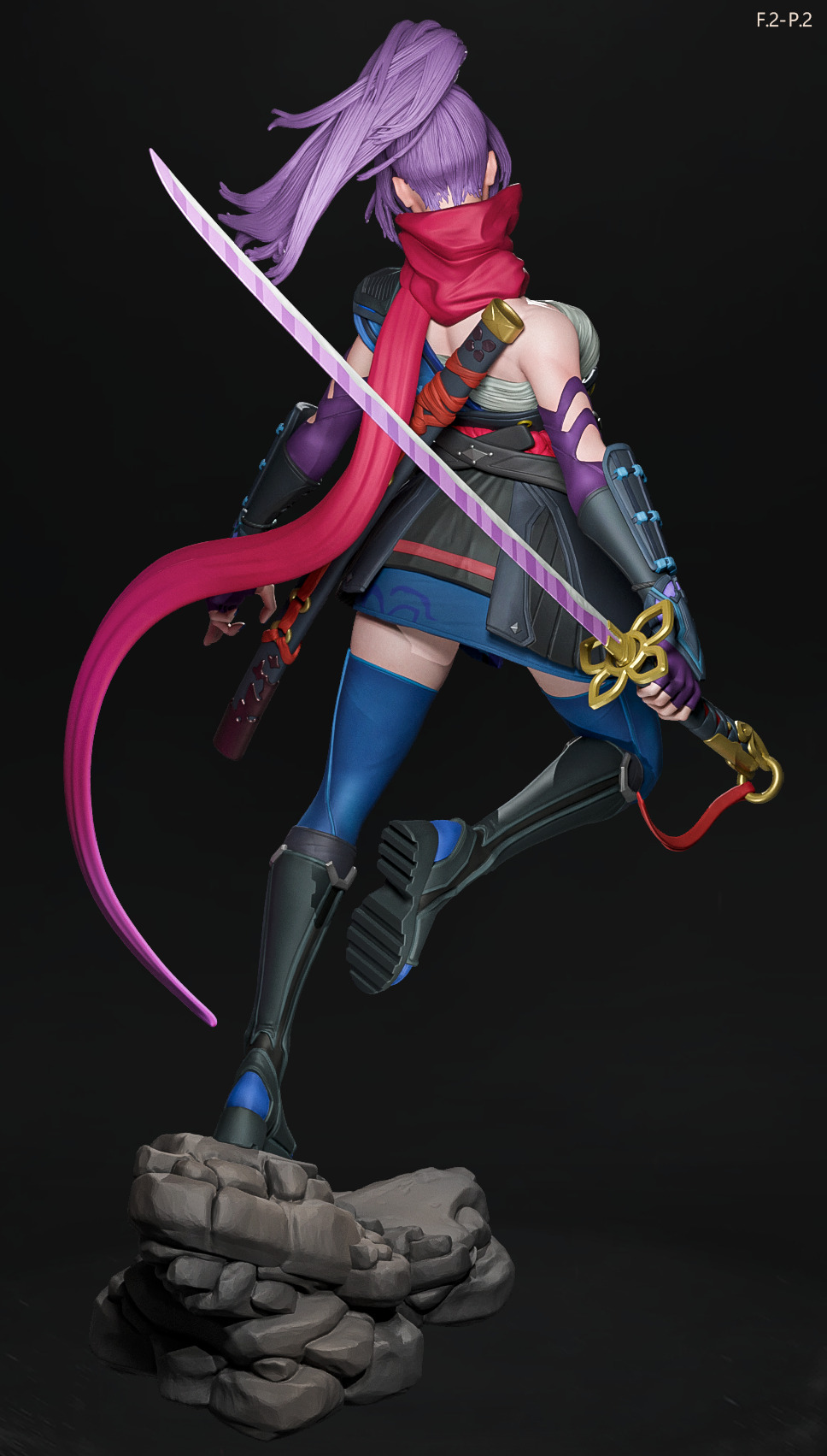 Marvel Rivals - Psylocke - Fan Art -  3D print model_12