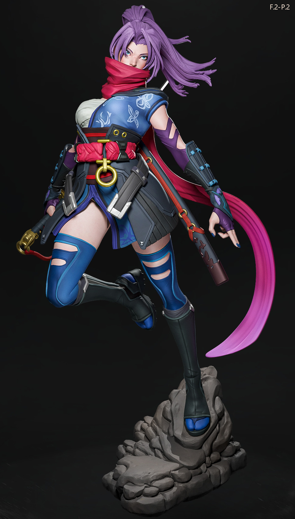 Marvel Rivals - Psylocke - Fan Art -  3D print model_9