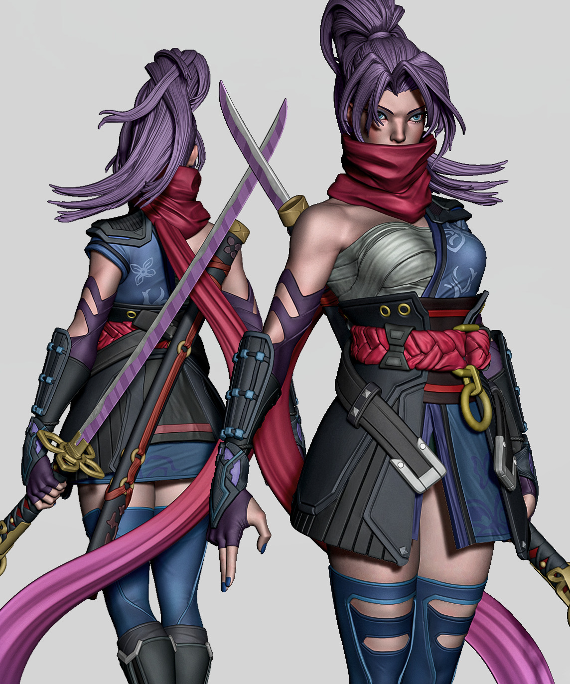 Marvel Rivals - Psylocke - Fan Art -  3D print model_8