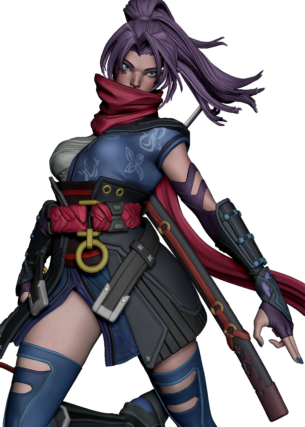 Marvel Rivals - Psylocke - Fan Art -  3D print model_16