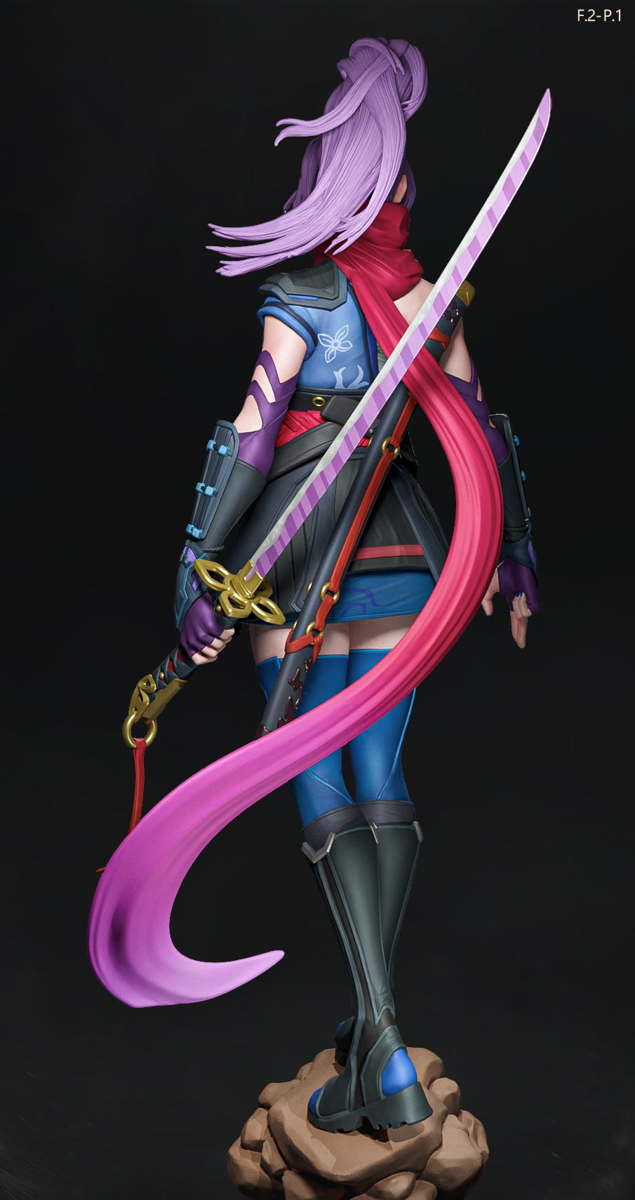 Marvel Rivals - Psylocke - Fan Art -  3D print model_4