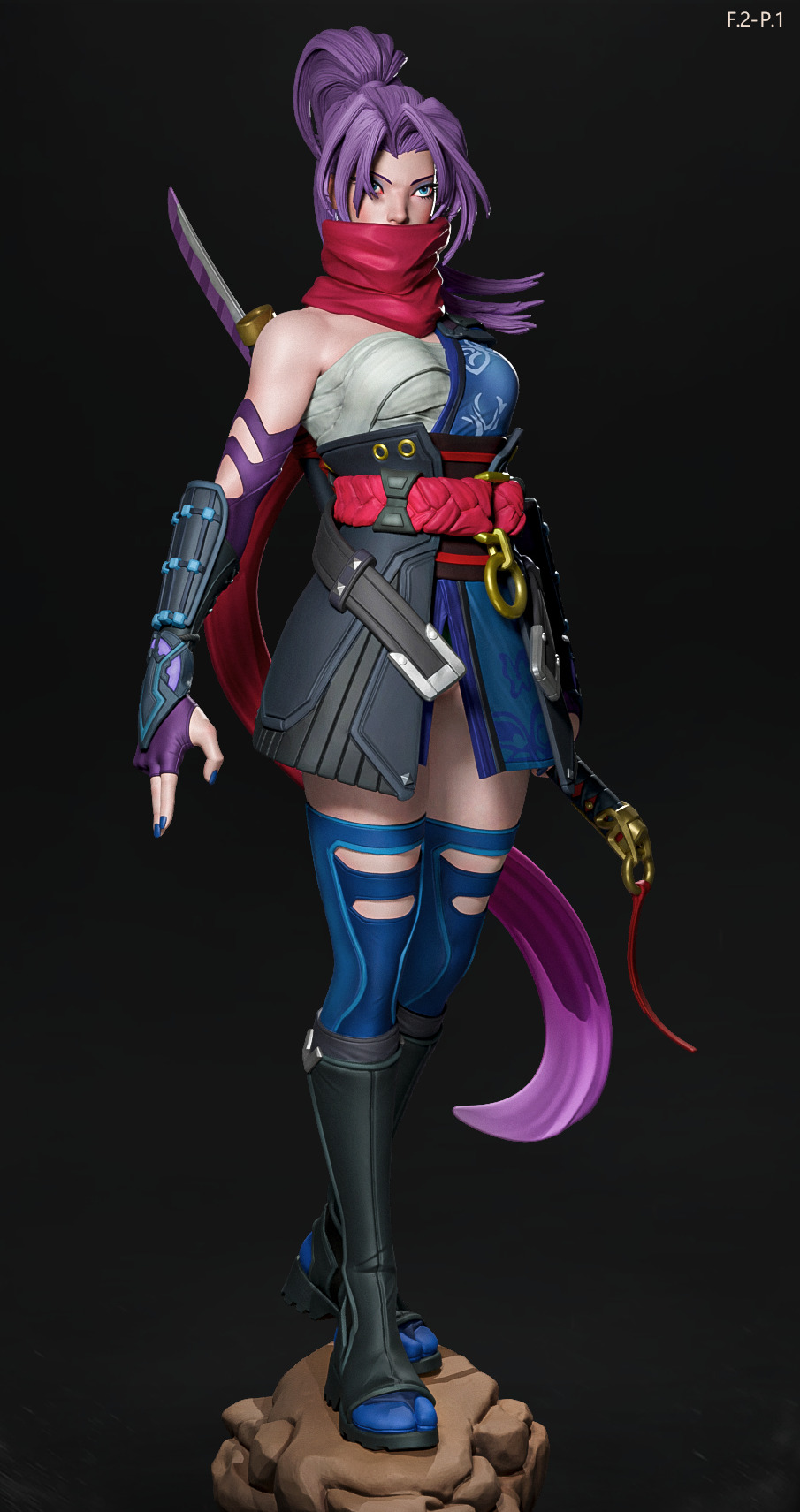 Marvel Rivals - Psylocke - Fan Art -  3D print model_2