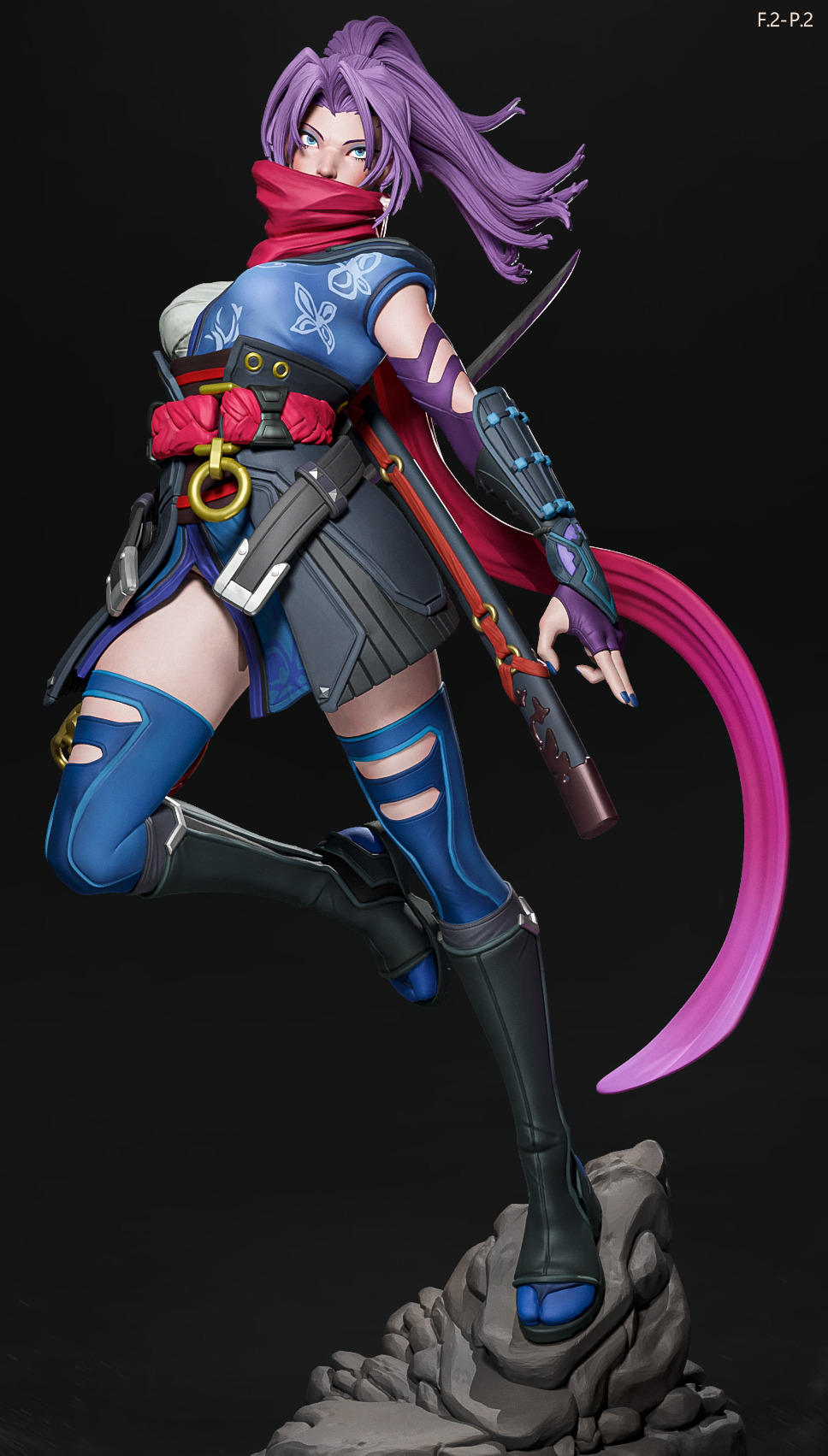 Marvel Rivals - Psylocke - Fan Art -  3D print model_10