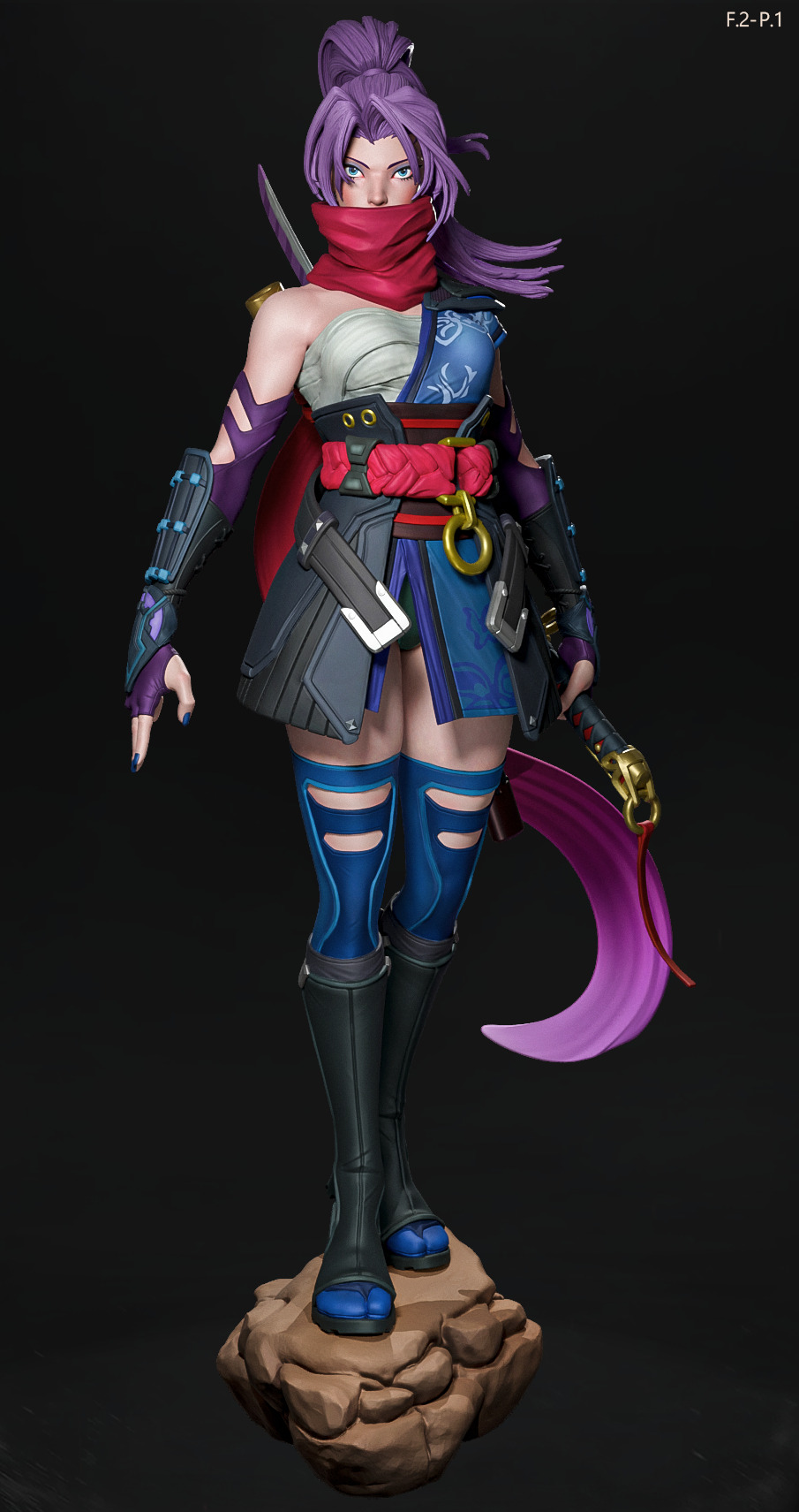 Marvel Rivals - Psylocke - Fan Art -  3D print model_1