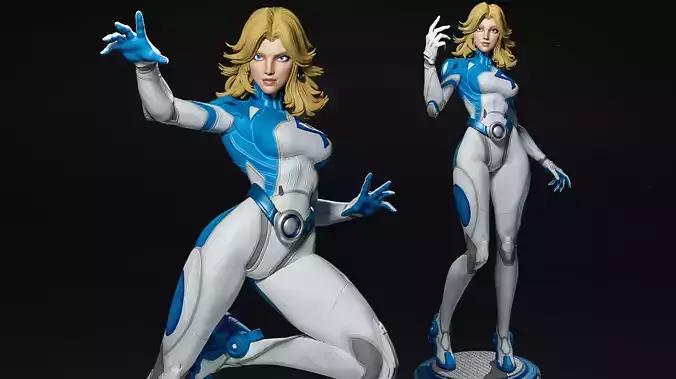 Marvel Rivals - Invisible Woman - Fan Art - 