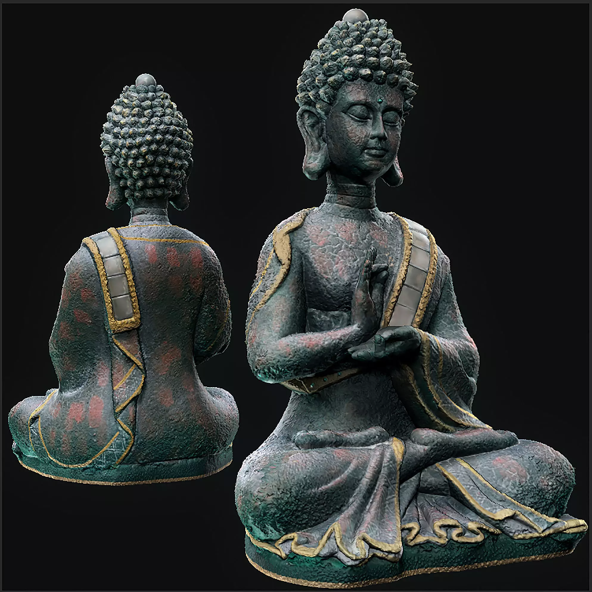 Buddha 3D model_0