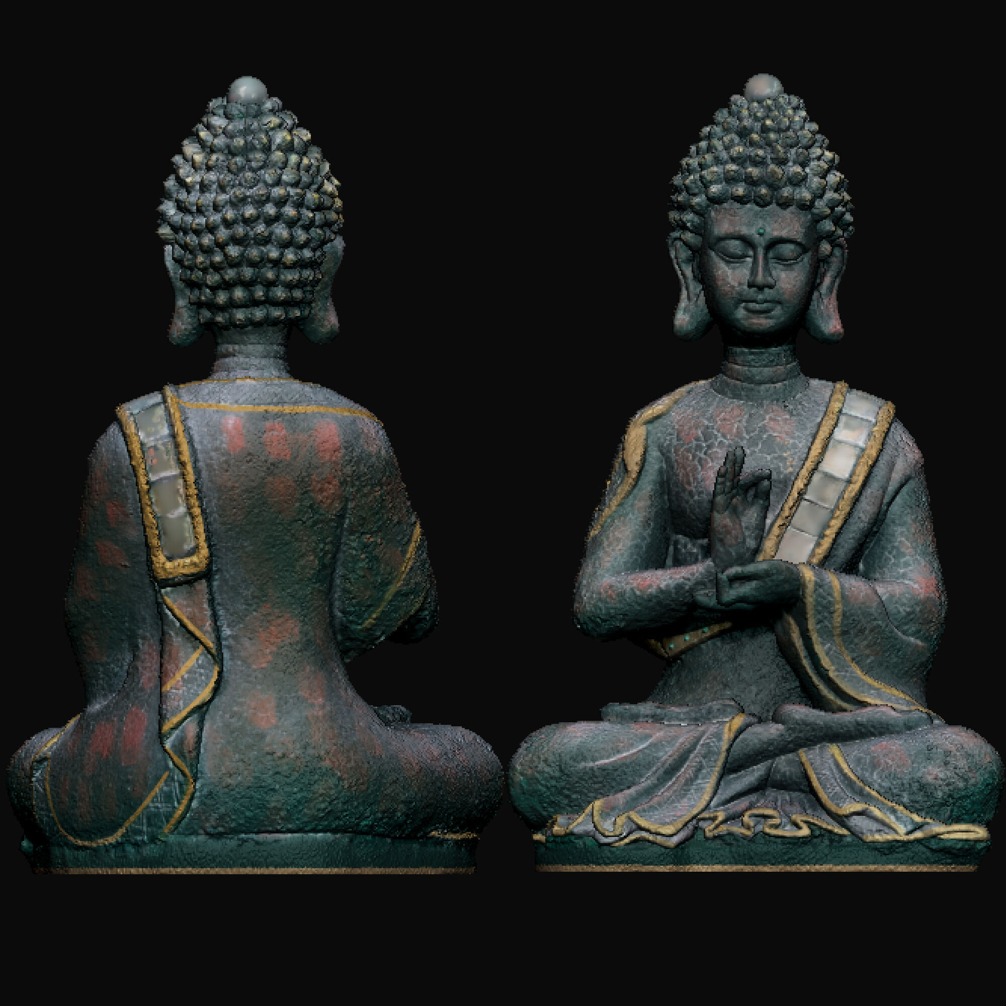 Buddha 3D model_2