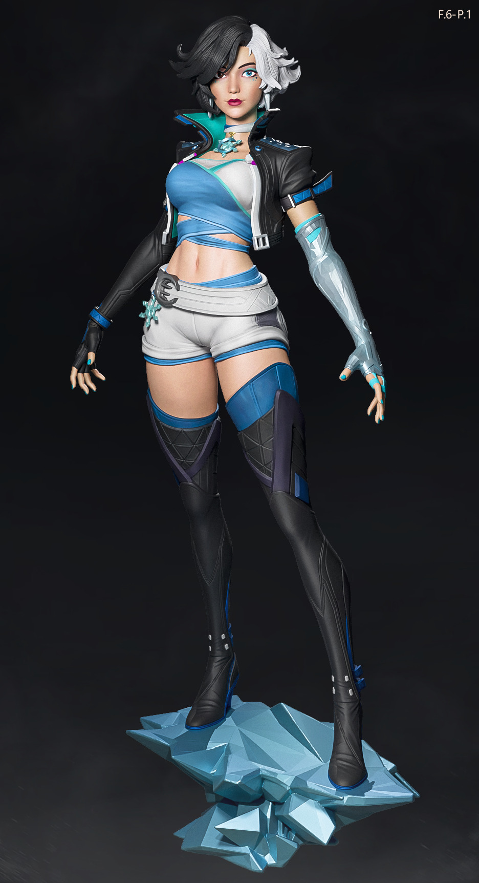 Marvel Rivals - Luna Snow - Fan Art -  3D print model_1